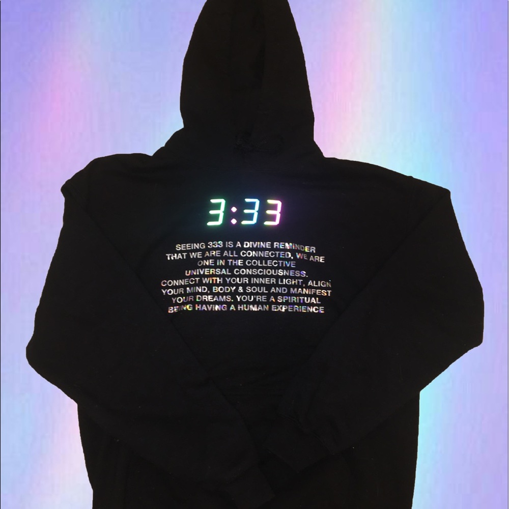 🌟 333 hoodie 🌟 custom made to order